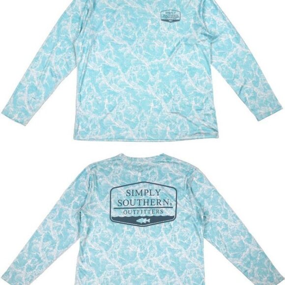 Ocean Blue Rashguard Simply Southern NWT CCO 1day sale - Picture 3 of 3